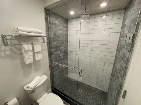 Comfort Room | Bathroom | Shower, soap, shampoo, toilet paper