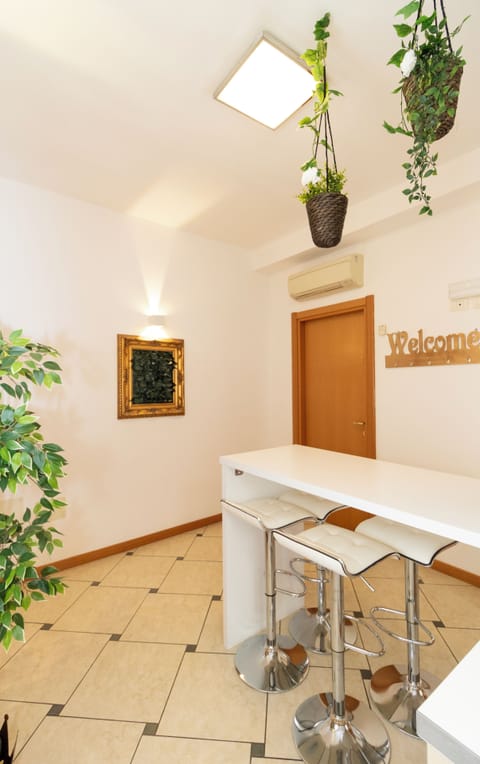 45-inch flat-screen TV with cable channels