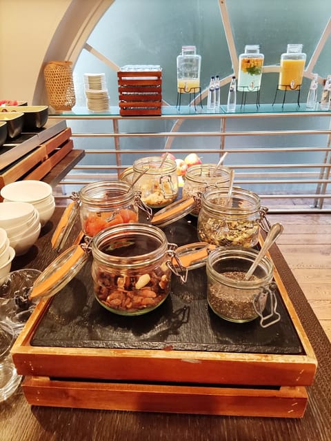 Daily buffet breakfast (EUR 30 per person)