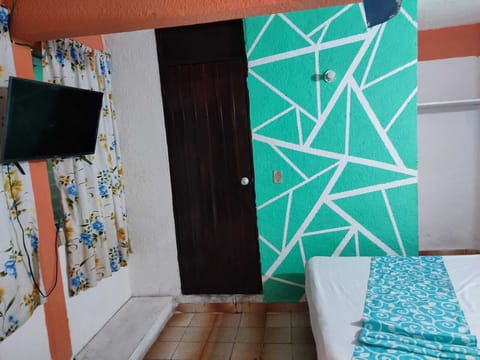 Economy Double Room, 2 Double Beds, Beachside | Free WiFi, bed sheets