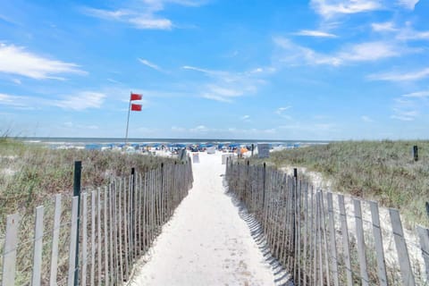 On the beach