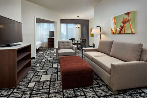 Suite, 1 King Bed, Non Smoking, Kitchen (Living Room;with Sofabed) | In-room safe, blackout drapes, iron/ironing board