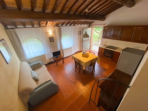 Apartment, 1 Bedroom FORNO 1 | Private kitchen | Full-size fridge, oven, highchair, cookware/dishes/utensils