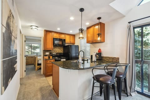 House, 1 Queen Bed, Patio, City View (6380 S Boston St #6-1363) | Private kitchen | Coffee/tea maker