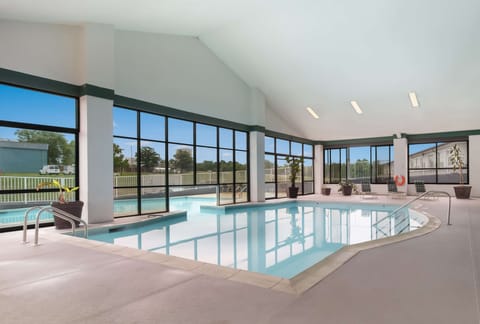 Indoor pool, seasonal outdoor pool