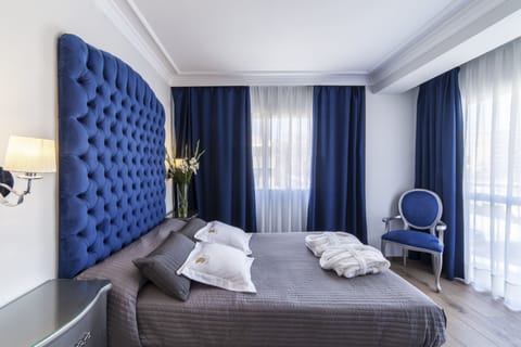 Standard Double or Twin Room, Balcony, Pool View | Premium bedding, minibar, in-room safe, desk