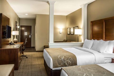 Suite, Multiple Beds | Premium bedding, in-room safe, desk, laptop workspace