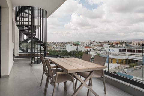 Luxury Apartment, City View | Terrace/patio