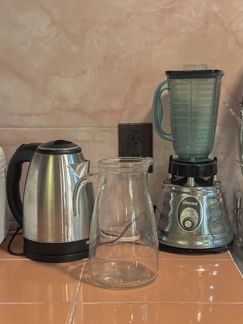 Family Apartment, Garden View | Private kitchen | Fridge, microwave, oven, electric kettle