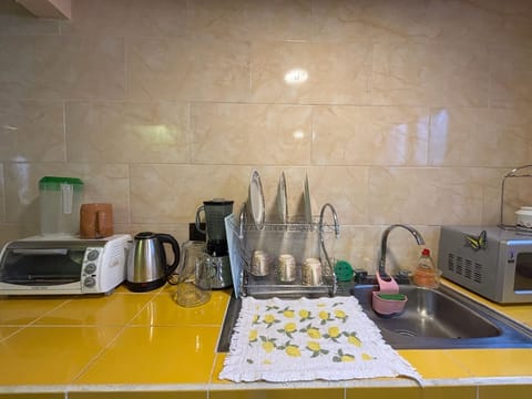 Standard Apartment, 1 Bedroom, Kitchenette, City View | Private kitchen | Fridge, microwave, oven, electric kettle