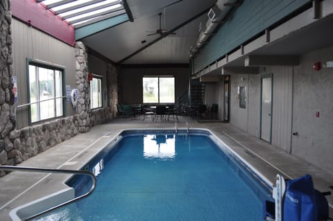 Indoor pool, open 9:00 AM to 11:00 PM, sun loungers