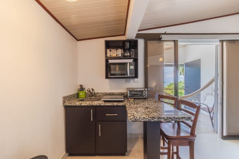 Premium Room, Ocean View | Private kitchen | Full-size fridge, microwave, oven, coffee/tea maker