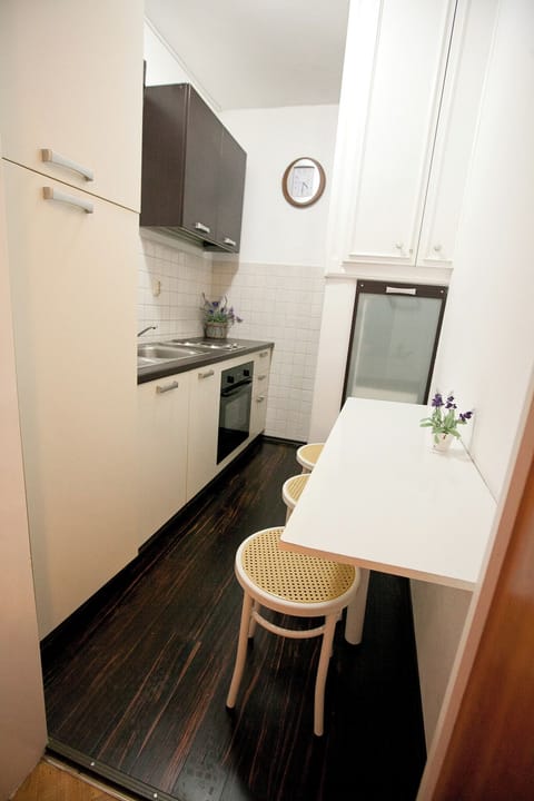 Basic Studio, City View | Private kitchen