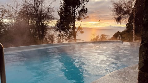 Indoor pool, outdoor pool