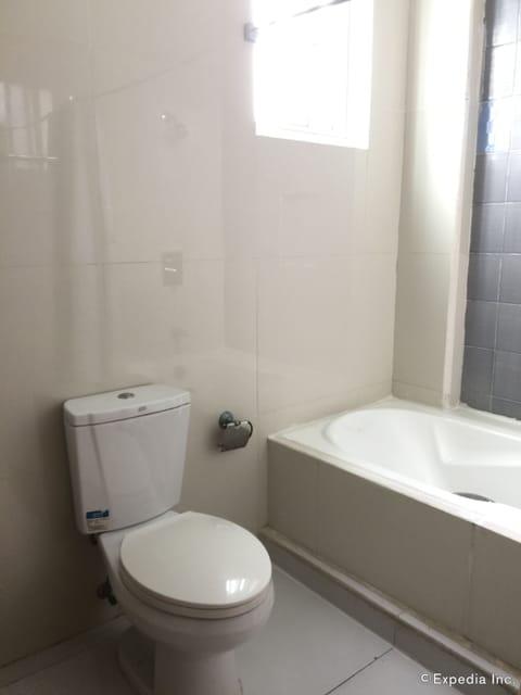 Executive Suite | Bathroom | Shower, free toiletries, hair dryer, towels