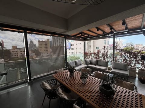 Exclusive Apartment, City View | Terrace/patio