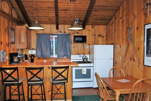 Cabin 3 - 2 Bedroom Queen | Private kitchen | Fridge, microwave, coffee/tea maker