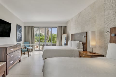 Premium Room, 2 Double Beds (with Plunge Pool) | Premium bedding, down comforters, pillowtop beds, minibar