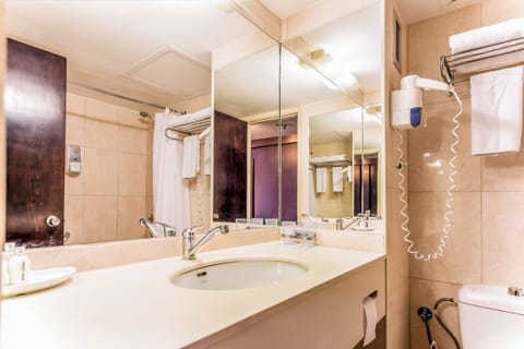 Junior Suite | Bathroom | Free toiletries, hair dryer, towels, soap