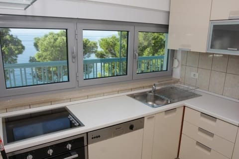 Superior Apartment, Balcony, Sea View | Private kitchen