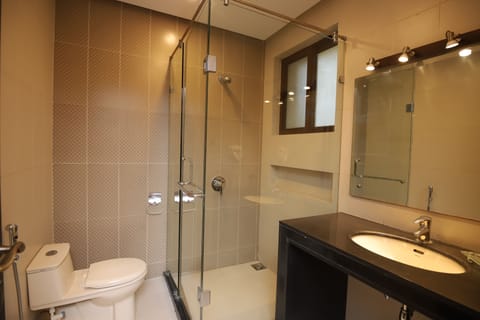 Deluxe Double Room | Bathroom | Towels, soap, shampoo, toilet paper