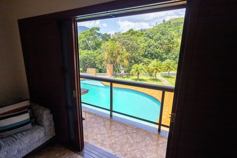 Luxury Double Room, Lanai, Pool View | View from room