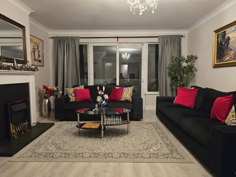 House | Living area | Fireplace