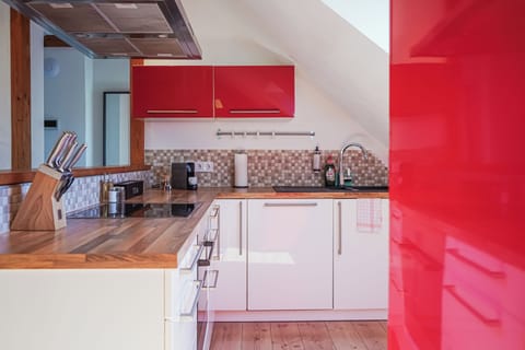 Superior Condo, 2 Bedrooms | Private kitchen | Full-size fridge, oven, stovetop, dishwasher