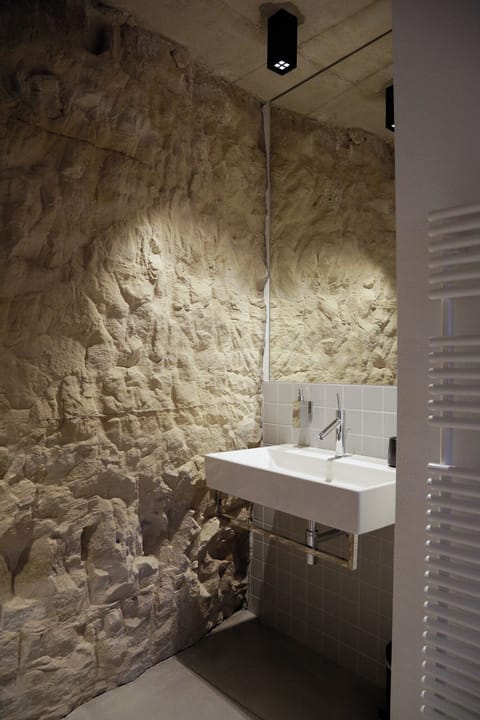 Deluxe Suite | Bathroom | Hair dryer, towels, soap, shampoo