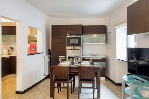 Apartment | Private kitchen | Espresso maker, electric kettle