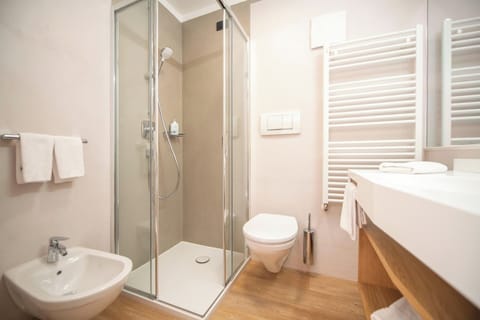 Standard Double Room, Mountain View | Bathroom | Hair dryer, bathrobes, bidet, towels