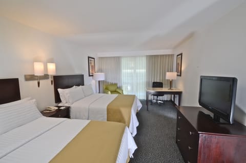 Standard Room, 2 Double Beds | Down comforters, minibar, in-room safe, desk