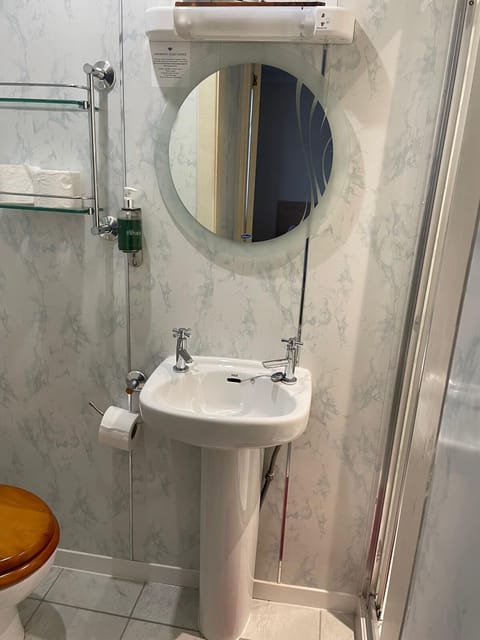 Soap, shampoo, toilet paper