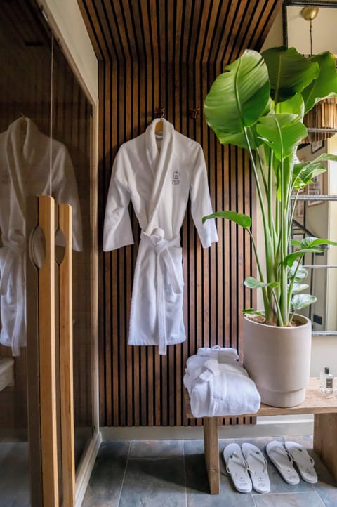 Panoramic Loft, Patio | Bathroom | Shower, hair dryer, towels, soap