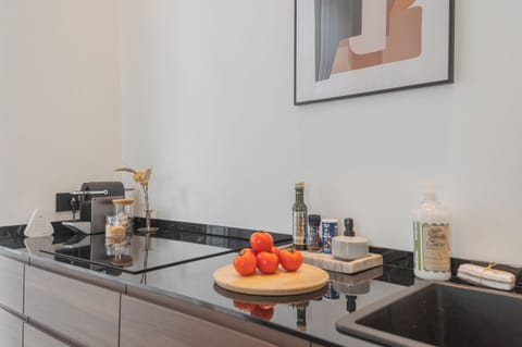 Apartment (0 Bedroom) | Private kitchenette | Microwave, espresso maker, electric kettle, highchair