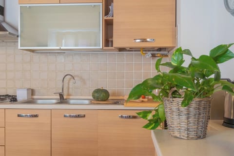 Apartment (2 Bedrooms) | Private kitchen | Fridge, microwave, oven, espresso maker