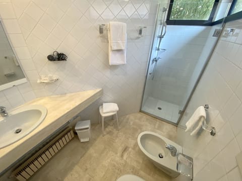 Single Room | Bathroom | Shower, free toiletries, hair dryer, bidet