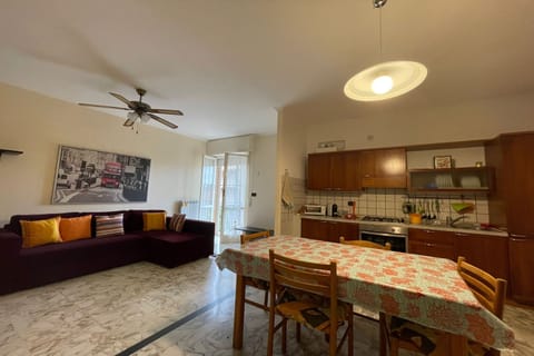 Family Apartment, 1 Bedroom, Mountainside (La Pietra sul Mare) | Private kitchen | Fridge, oven, stovetop, cookware/dishes/utensils