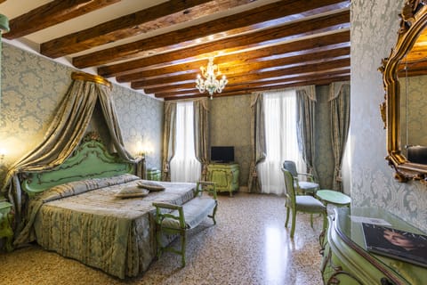 Premium bedding, down comforters, pillowtop beds, in-room safe