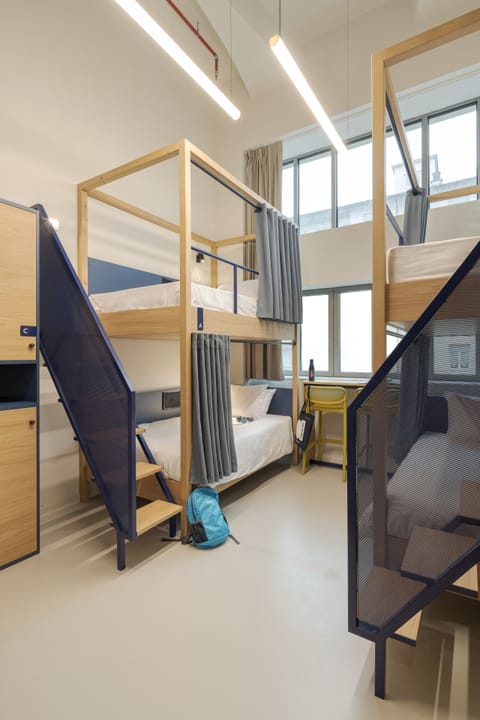 Desk, laptop workspace, free WiFi, bed sheets