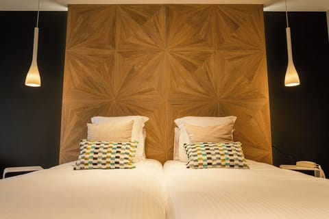 Design Double or Twin Room, Garden View | Premium bedding, in-room safe, blackout drapes, soundproofing