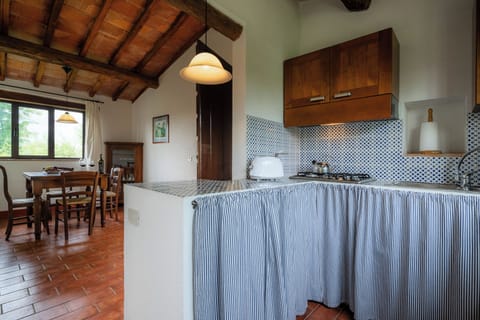 Villa, Garden View | Private kitchen | Fridge, microwave, stovetop, dishwasher