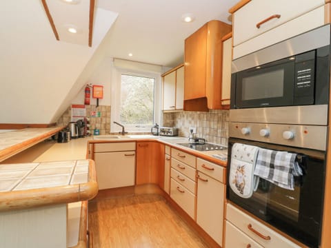 Fridge, dishwasher, electric kettle, toaster