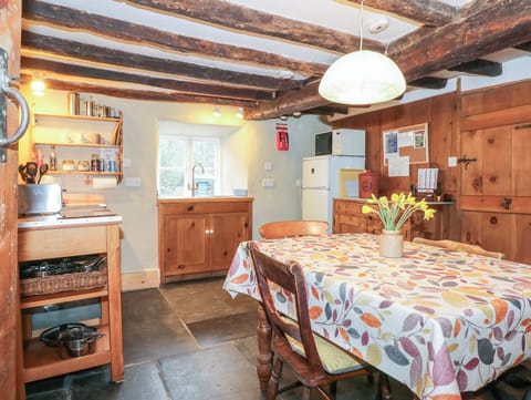 Fridge, dishwasher, electric kettle, toaster