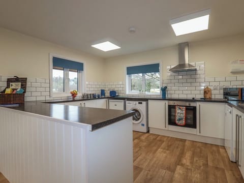 Fridge, dishwasher, electric kettle, toaster