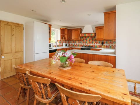 Fridge, dishwasher, electric kettle, cookware/dishes/utensils