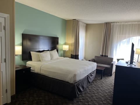 Suite, 1 King Bed, Non Smoking | Down comforters, pillowtop beds, desk, laptop workspace