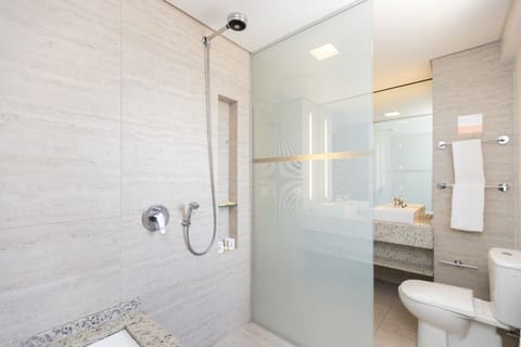 Superior Suite | Bathroom | Shower, free toiletries, hair dryer, towels