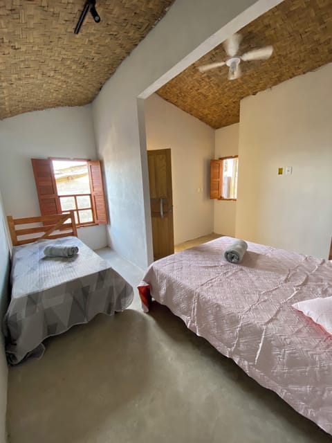 Family Triple Room, Lanai, Garden View | Bathroom | Shower, free toiletries, towels, soap