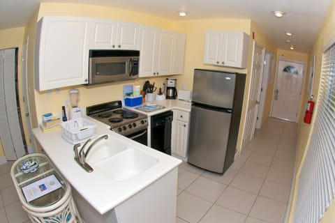 Condo, 1 Bedroom, Kitchenette, Oceanfront | Private kitchenette | Fridge, microwave, oven, stovetop